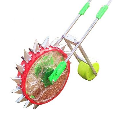 品質  Farm machinery hand push vegetable seeder machine seed planter peanut bean onion seed planter small 工場